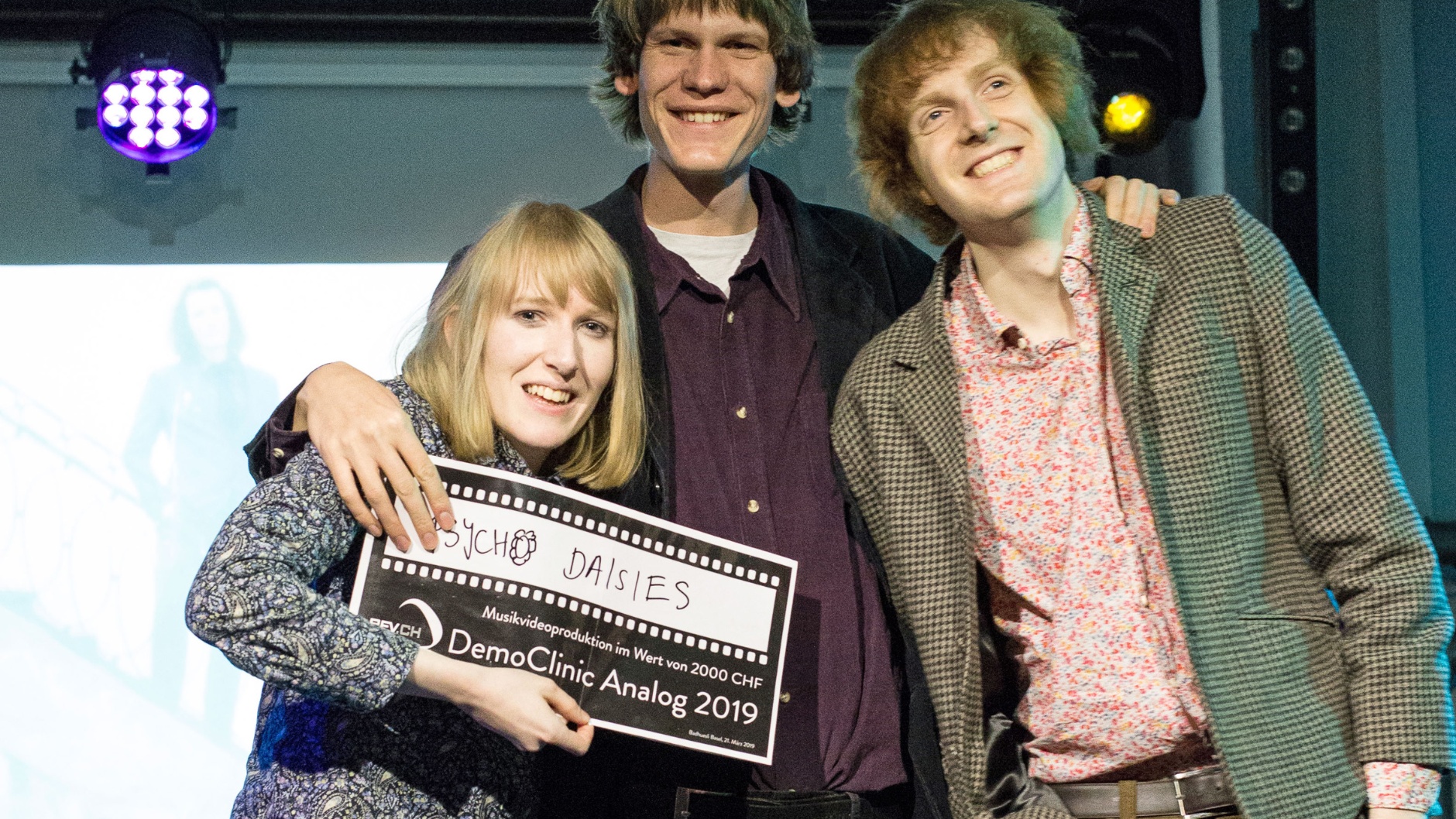 The Psycho Daisies: Gewinner*in Musikvideobeitrag RFV-DemoClinic Analog 2019 © Anaïs Steiner