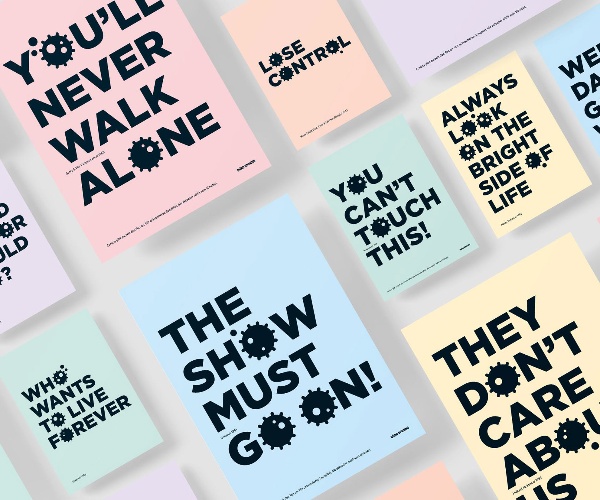 Plakate + Postkarten gegen die Krise! 