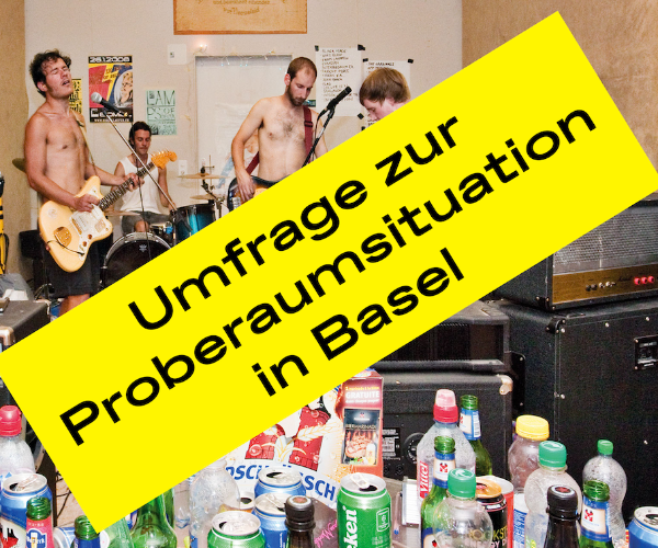 Umfrage zur Proberaumsituation in Basel